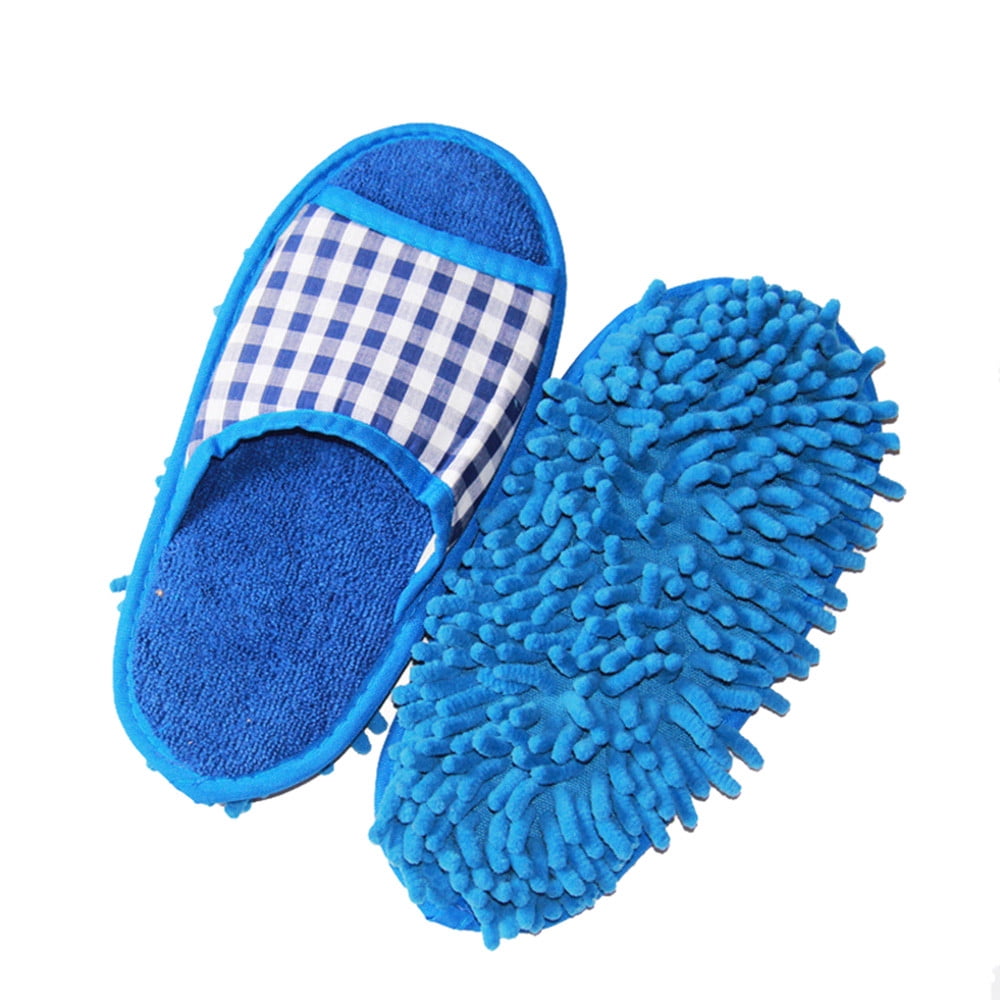 Gobestart Mop Slippers Lazy Floor Foot Socks Shoes Quick Polishing Cleaning Dust