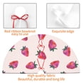 thumbnail image 4 of Picia Hand Drawn Strawberry Print Christmas Tree Skirt , Christmas Tree Skirt Ornaments for Merry Christmas Holiday Party Decorations Indoor Outdoor-36", 4 of 7