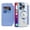 Blue, variant on Lunvic Wallet Case for iPhone 16 Pro Max, RFID Blocking Folio Phone Cover Compatible with MagSafe, Built-in Camera Lens Film, Card Slots, PU Leather Clear Back, Royalblue