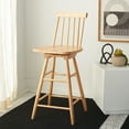 thumbnail image 2 of SAFAVIEH Quai Modern Style Swivel Counter Stool, Grey (16.9 in. W x 16.7 in. D x 39.8 in. H), 2 of 5