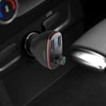 thumbnail image 2 of compatible Fm Bluetooth Car Charger 4.2 - Dual Usb Digital Car Player And Charger_Perfect Gift, 2 of 3