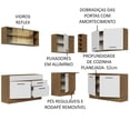 thumbnail image 4 of Cocina Integral de Esquina 389cm Madesa Agata Marrón/Blanco, 4 of 5