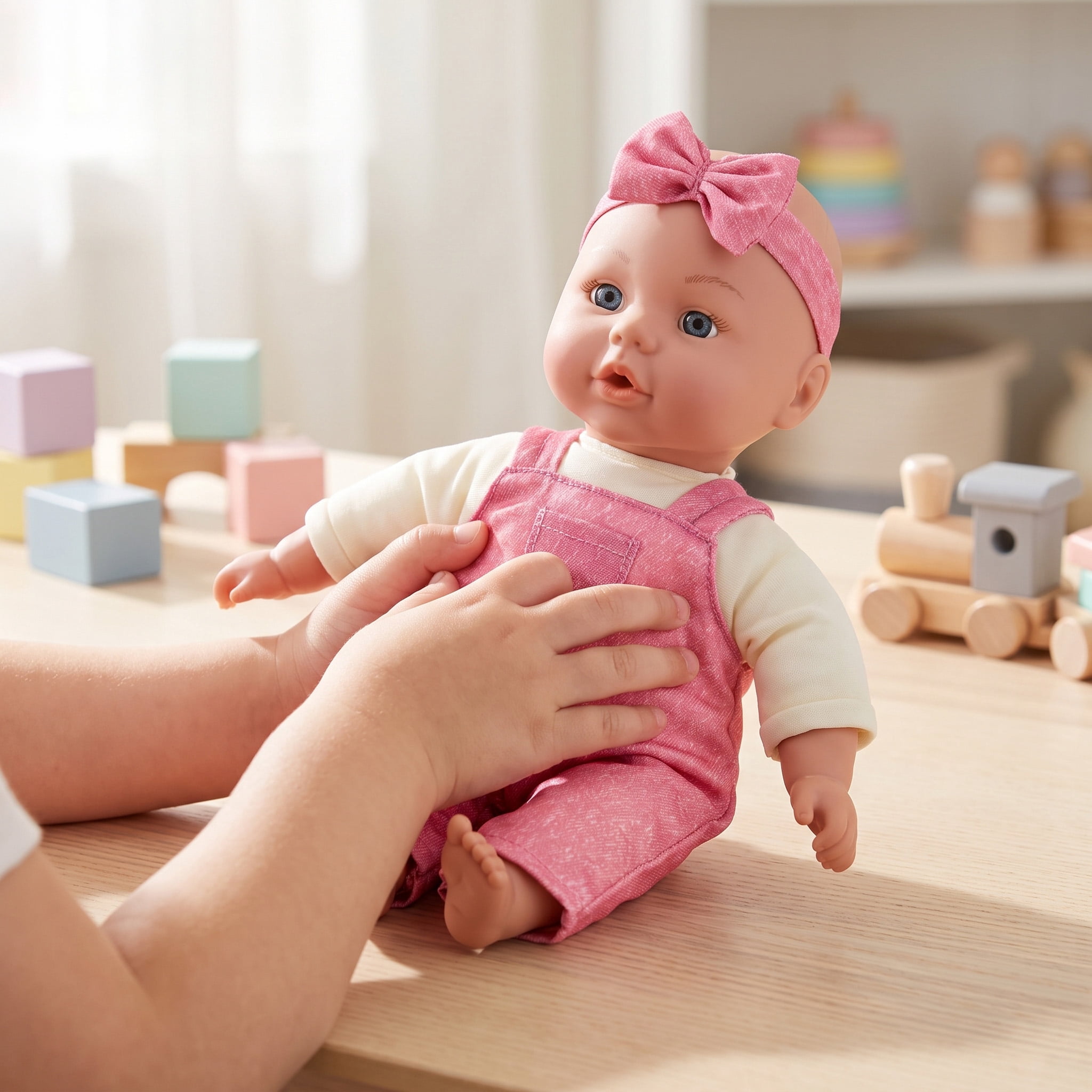 My Sweet Love 12-Inch Soft Baby Doll, Pink Outfit
