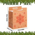 thumbnail image 3 of Christmas Gift Bags, 10.23X8.26X4.72" Non Woven Tote Bags with Handles, Xmas Candy Holders, Festive Treat Containers, Seasonal Present Sacks, Reusable Holiday Pouches for Christmas Party Favors, 3 of 7