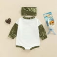thumbnail image 6 of SYNPOS Newborn Baby Girls Velvet Cute Oversized Sweatshirt Jumpsuit+Headband Outfits, 6 of 8