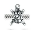 thumbnail image 3 of Bling Jewelry Womens Nautical Tropical Sea Turtle Charm Bead Sterling Silver for European Bracelet, 3 of 4
