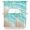 Green, variant on Navy Blue Waves Coastal Kitchen Curtains Swag Valance and Tier Curtains Set 24 Inch Length, Seaside Summer Beach Ocean Rod Pocket Drape Panels Pair Swag Curtains for Bathroom/Cafe/Window