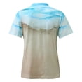 thumbnail image 5 of Tops de verano para mujer, camisetas de manga corta con cuello en V y estampado de tortugas marinas, camisetas costeras, camiseta de vacaciones, blusa holgada informal Pompotops  hkajfhjk462231, 5 of 5