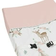 thumbnail image 6 of Sweet Jojo Designs Deer Floral Pink Taupe and Green Changing Pad Cover, 6 of 6
