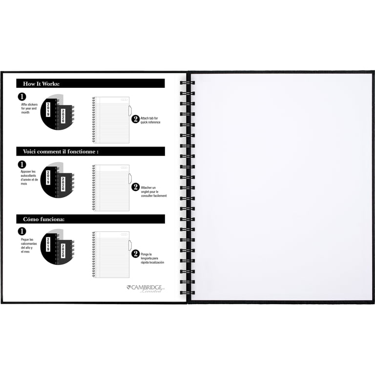 Cambridge Limited Legal Ruled Business Notebook, 8"x11", 192 Pages photo 3