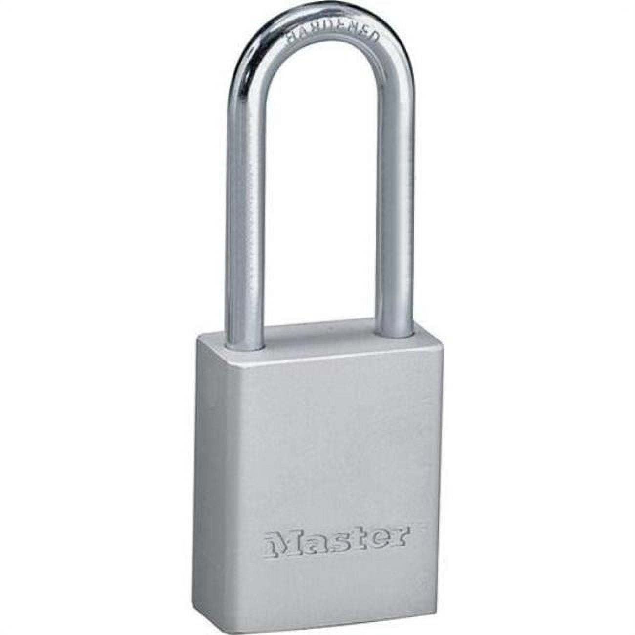 (6 pack) Master Lock 1-1/2" Solid Steel Long Shackle Padlock