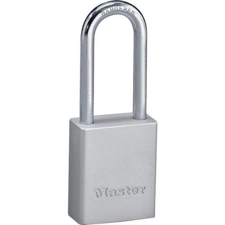 Master Lock 1-1/2" Solid Steel Long Shackle Padlock