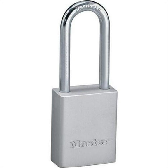 Master Lock 1-1/2" Solid Steel Long Shackle Padlock