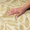 thumbnail image 3 of Addison Rugs Dream Shag Premium Machine Washable Transitional Tropical, Leaves, Botanical Gilded Round Rug, 8' x 8', 3 of 8