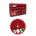 thumbnail image 1 of 100 Uds Bolas de Navidad Decoraciones de Falda de árbol de Navidad Decoración de Navidad para, 1 of 7