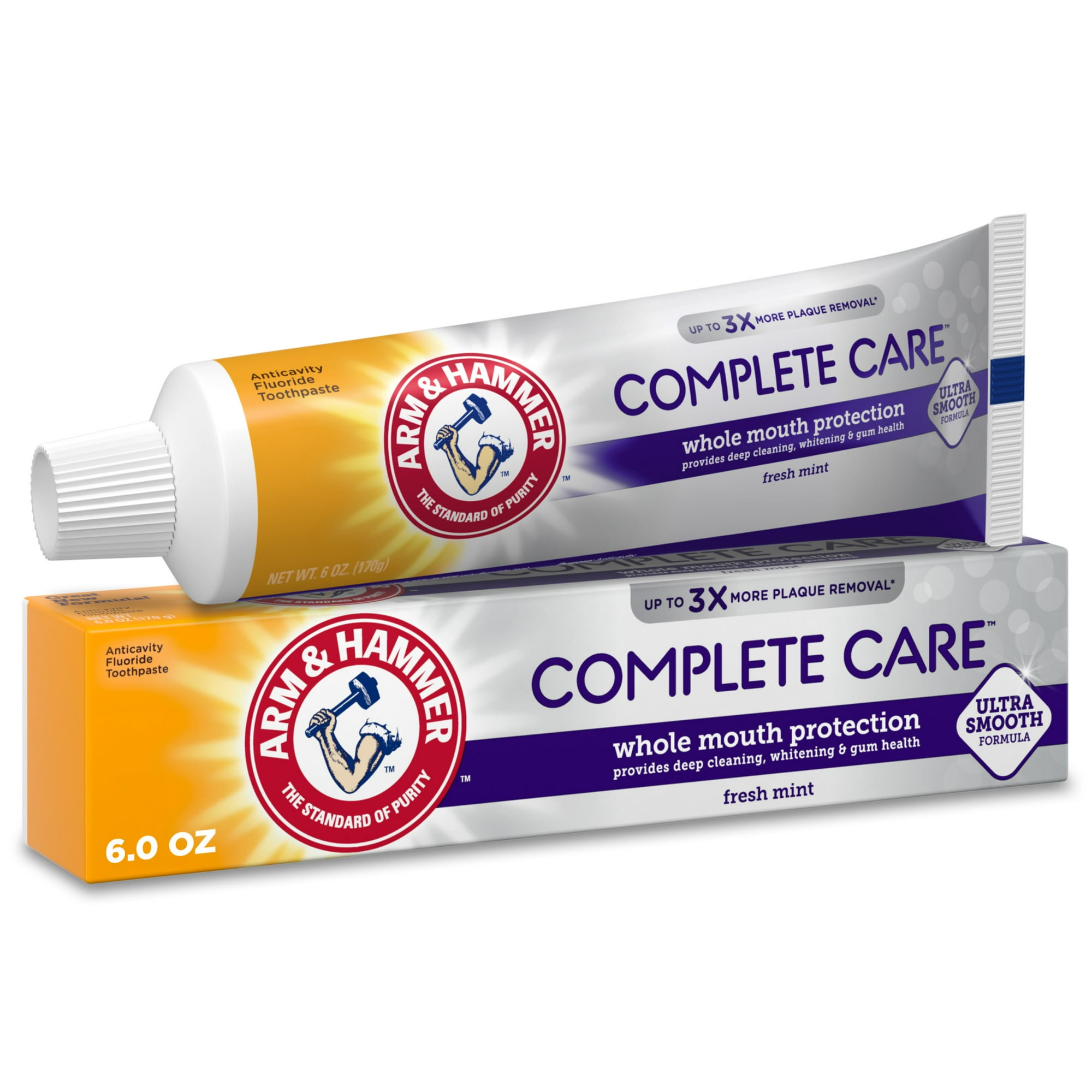 ARM & HAMMER Complete Care Toothpaste, Fresh Mint Flavor, 6oz