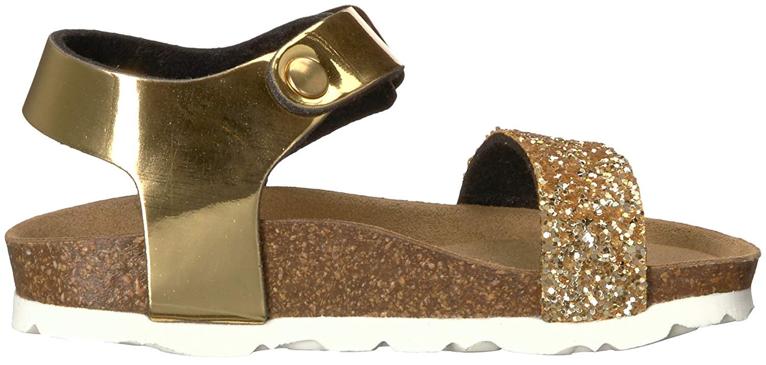 Kids Bayton Girls Tyche Buckle Ankle Strap Slide Sandals