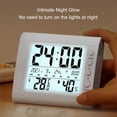 thumbnail image 6 of Skegnu Loud Alarm Clock Indoor Electronic Temperature Hygrometer Luminous Large Screen Digital Display Desktop Small Alarm Clock Household Temperature Hygrometer Alarm Clocks for bedrooms, 6 of 6