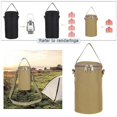 thumbnail image 3 of Durable Gas Canister Cover Camping Lantern Fuel Cylinder Hiking Cooking Outdoor Khaki L, 3 of 8