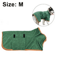 thumbnail image 2 of Toalla de secado de la albornoz de la capa del perro, bata de baño súper absorbente de secado rápido material del perro de la microfibra, 2 of 7