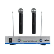 RADIGS Wireless Dual VHF Metal HandHeld Microphone Mic System+Receiver