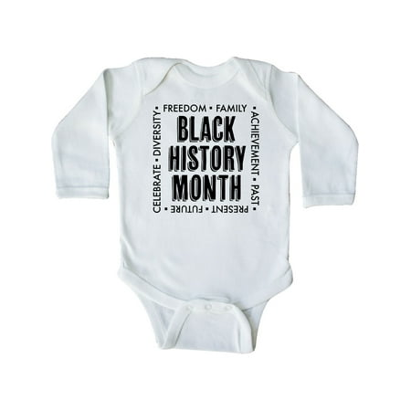 

Inktastic Black History Month-celebrate Gift Baby Boy or Baby Girl Long Sleeve Bodysuit