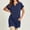 Navy, variant on LIaqionyy Womens Plus Size Tunic Tops V Neck Short Sleeve Casual Summer Long T Shirts with Pockets S-5XL