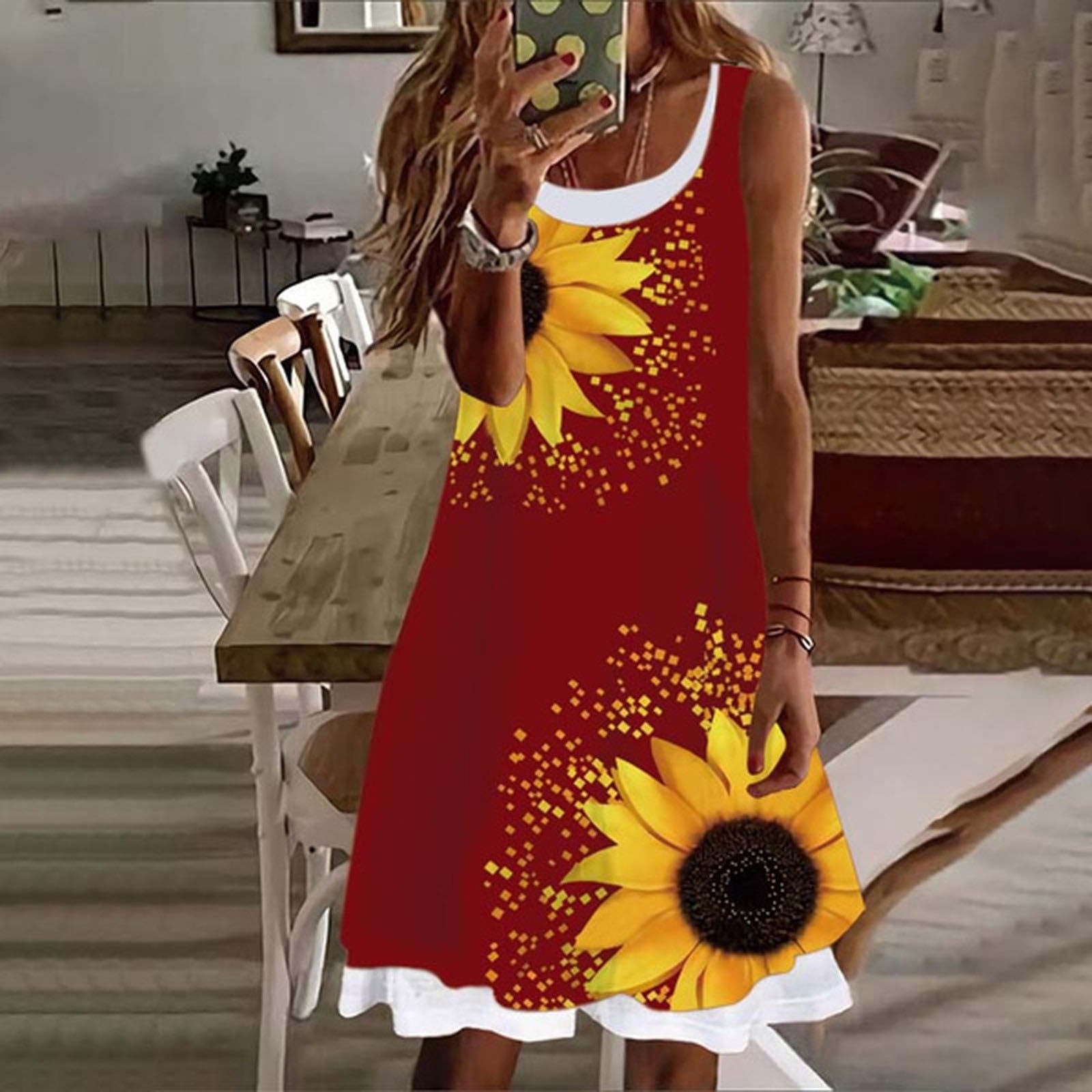 Shift Tunic Midi Dress 