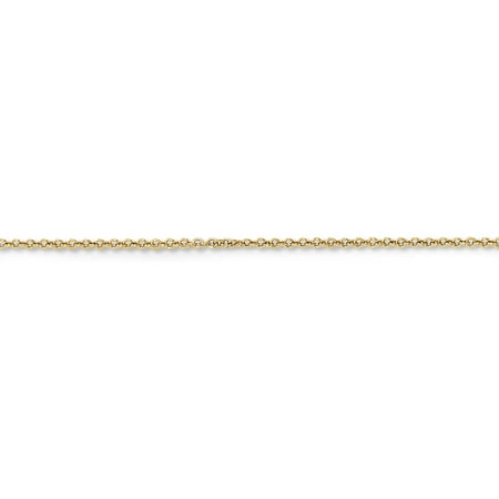 14kt Yellow Gold 1mm Cable Chain, 20