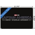 thumbnail image 3 of Marvel Captain America: New World Order - Logo Wall Poster with Push Pins, 14.725" x 22.375", 3 of 6