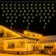 thumbnail image 2 of Guirnalda de luces LED para decoración navideña 2025 para exteriores, 8/12 m, conector impermeable, luz de carámbano, decoración de Año Nuevo 2025 para el hogar, 2 of 5
