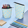 thumbnail image 4 of Kdxio Telescopic Pencil Bag Pen Holder Stationery Case,Stand-up Retractable Transformer Bag Organizer for Christmas Holiday(Daisies Flowers), 4 of 6
