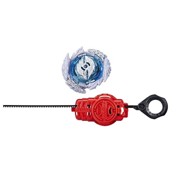 Beyblade Burst QuadDrive, Starter Pack avec toupie Guilty Lúinor L7 type attaque/défense et lanceur, jouet pour enfants