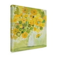 thumbnail image 2 of Trademark Fine Art 'Morning Glow Yellow' Canvas Art by Farida Zaman, 2 of 3