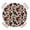 Dark Brown Tan, variant on Dark Green Grass Round Tablecloth for 36-44 Inch Tables,Fitted Table Cover with Elastic Edge,Flower Dragonfly Retro Pastoral Rustic Waterproof Outdoor Table Cloth Protector for Patio Garden Dinner