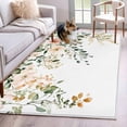 thumbnail image 2 of Sage Green Eucalyptus Living Room Rug 4x6 Washable Area Rug for Bedroom, Non-Slip Dining Room Rugs Vintage Spring Floral Leaves Indoor Carpet for Kitchen Entryway Office Nursery Laundry, 2 of 9