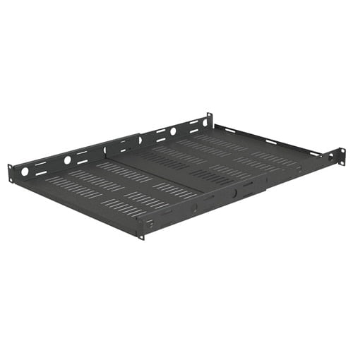 1U Vented Adjustable Four Post Rack Shelf ERS1U4P