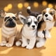 thumbnail image 4 of Perrito de peluche realista y adorable, juguete de simulación de mascota, muñeco con forma de perrito, regalo para niños, 4 of 4