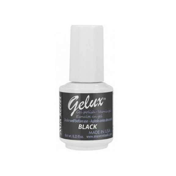 Mia Secret Gelux Nail Gel Polish -BLACK 0.25oz
