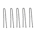 thumbnail image 4 of BESTYASH 100Ud Pasadores En U De Metal Negro Con Ondulado Para Peinados Y Sin Daño, 4 of 8