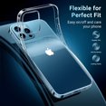 thumbnail image 3 of Crystal Clear Case Compatible for iPhone 12 Pro Max [Non-Yellowing] Ultra Thin Slim Soft TPU Silicone Phone Case Cover 6.7 inch, Crystal Clear, 3 of 7