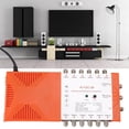 thumbnail image 1 of 12 Channel Distribution Amplifier, TV Antenna Splitter Remote Powering 87-782MHz TERR Frequency  for CATV System EU Plug 200-240V,US Plug 110-120V, 1 of 7