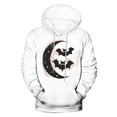 thumbnail image 4 of WXLWZYWL Funny Halloween Hoodies for Men Bat Design Shirt for Men with Pocket Drawstring Sweatshirt Hooded Costumes Pullover Tops Plus Size, 4 of 5