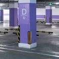thumbnail image 2 of Shisuyan Rubber Edge Wall Guard Reflective Yellow Strips Garage Wall Protector For Parking Garage Wall Protector Edge Parking Guard, 2 of 9