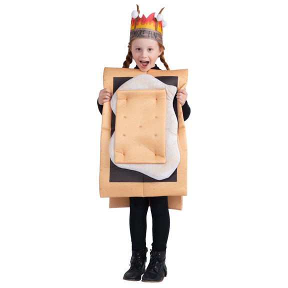 Dress-Up-America S'mores Costume for Kids - Camping Smores Cracker and Marshmallow Set