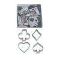 thumbnail image 3 of R&M International Casino Playing Card Suits Cookie Cutters, Spade, Heart, Club, Diamond, 4-Piece Set, 3 of 4