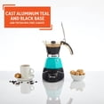 thumbnail image 4 of Cafetera eléctrica Imusa para 2 o 3 tazas, color verde azulado, 4 of 8