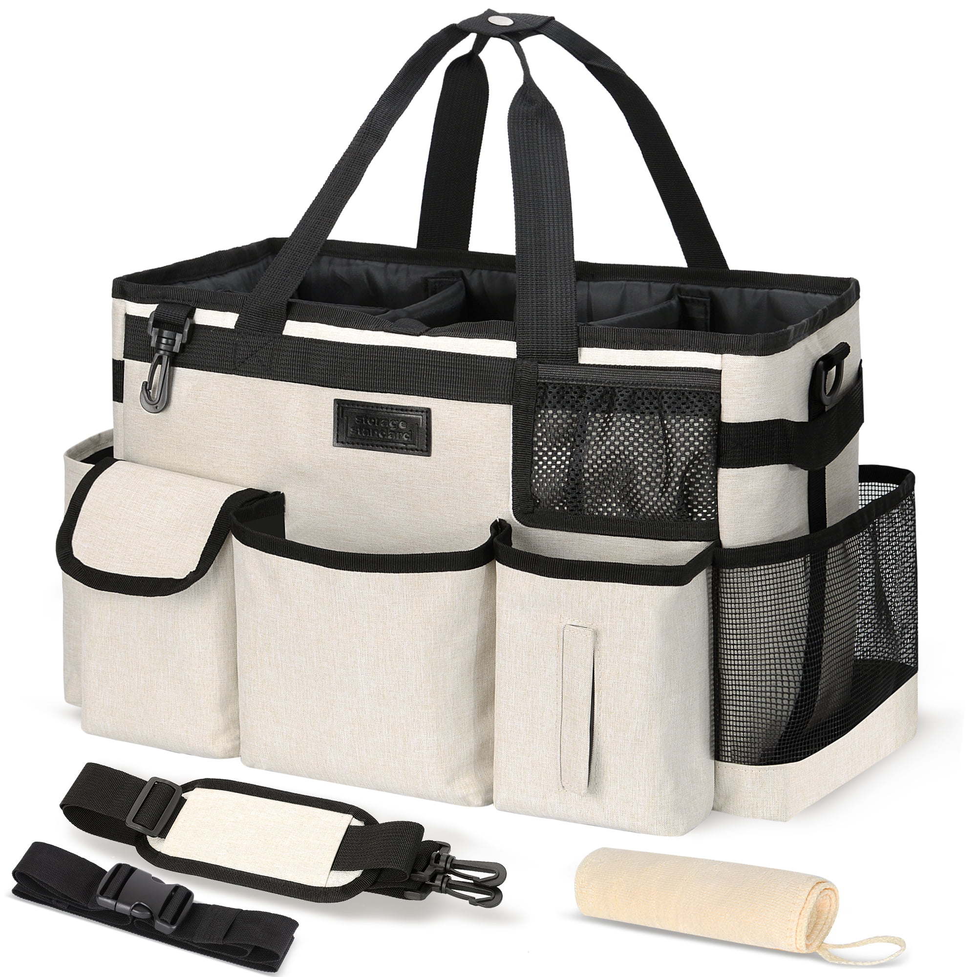 Storage Standard Cleaning Caddy Organizer Wearable with Handles and