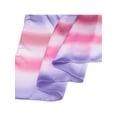 thumbnail image 5 of INSPIRE CHIC Women Colorful Gradual Stripe Scarf 27.6" Square Satin Silky Neck Scarves Pink Purple 70x70cm/27.6x27.6 inches(LxW), 5 of 6