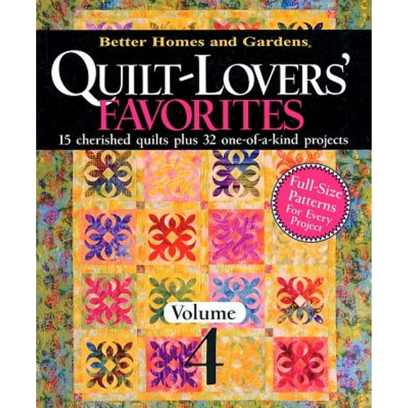 Better Homes and Gardens Cooking: Quilt-Lovers' Favorites : From American Patchwork & Quilting, Volume 4 (Paperback)